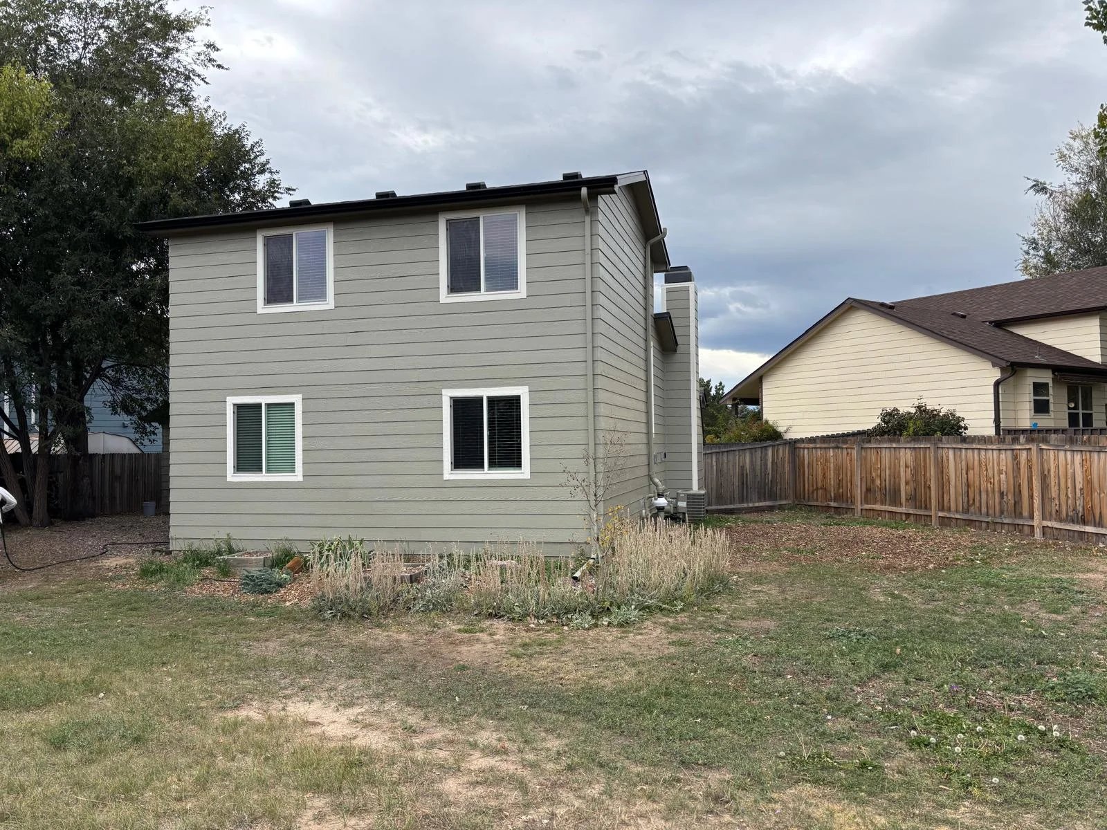 Completed exterior home improvement project