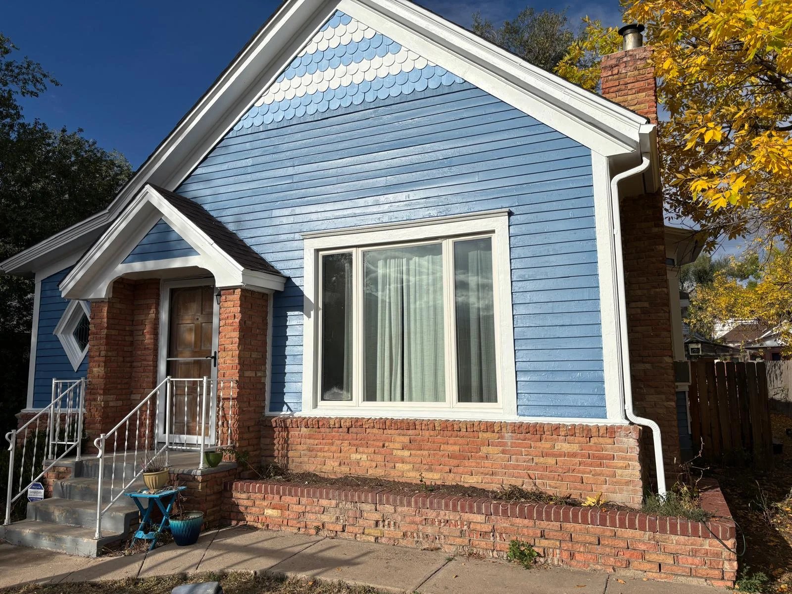 Completed exterior siding and painting project