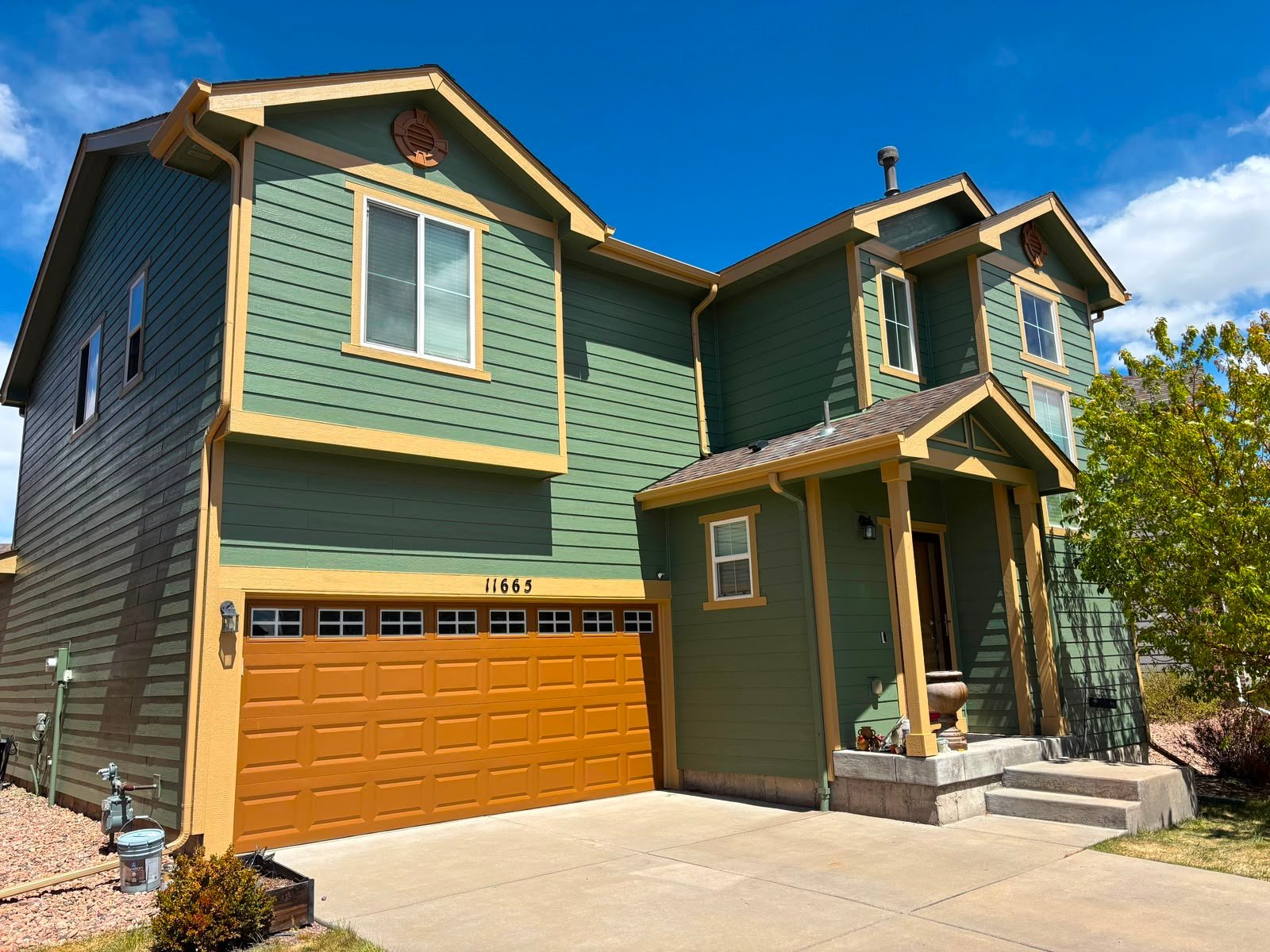Exterior painting project in Colorado